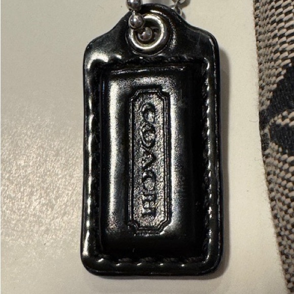 Coach Wristlet signature Monogram Black and White Purse - Picture 2 of 16